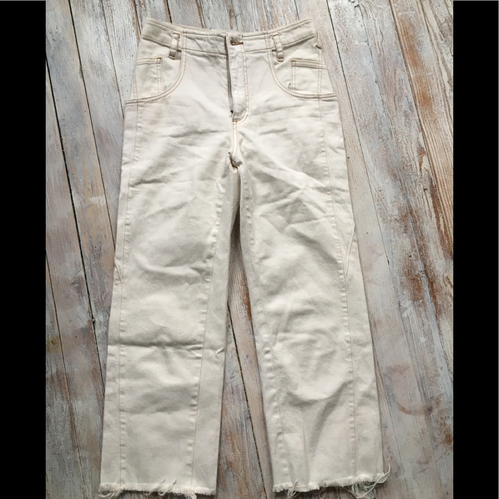 Rachel Comey High rise raw hem denim
